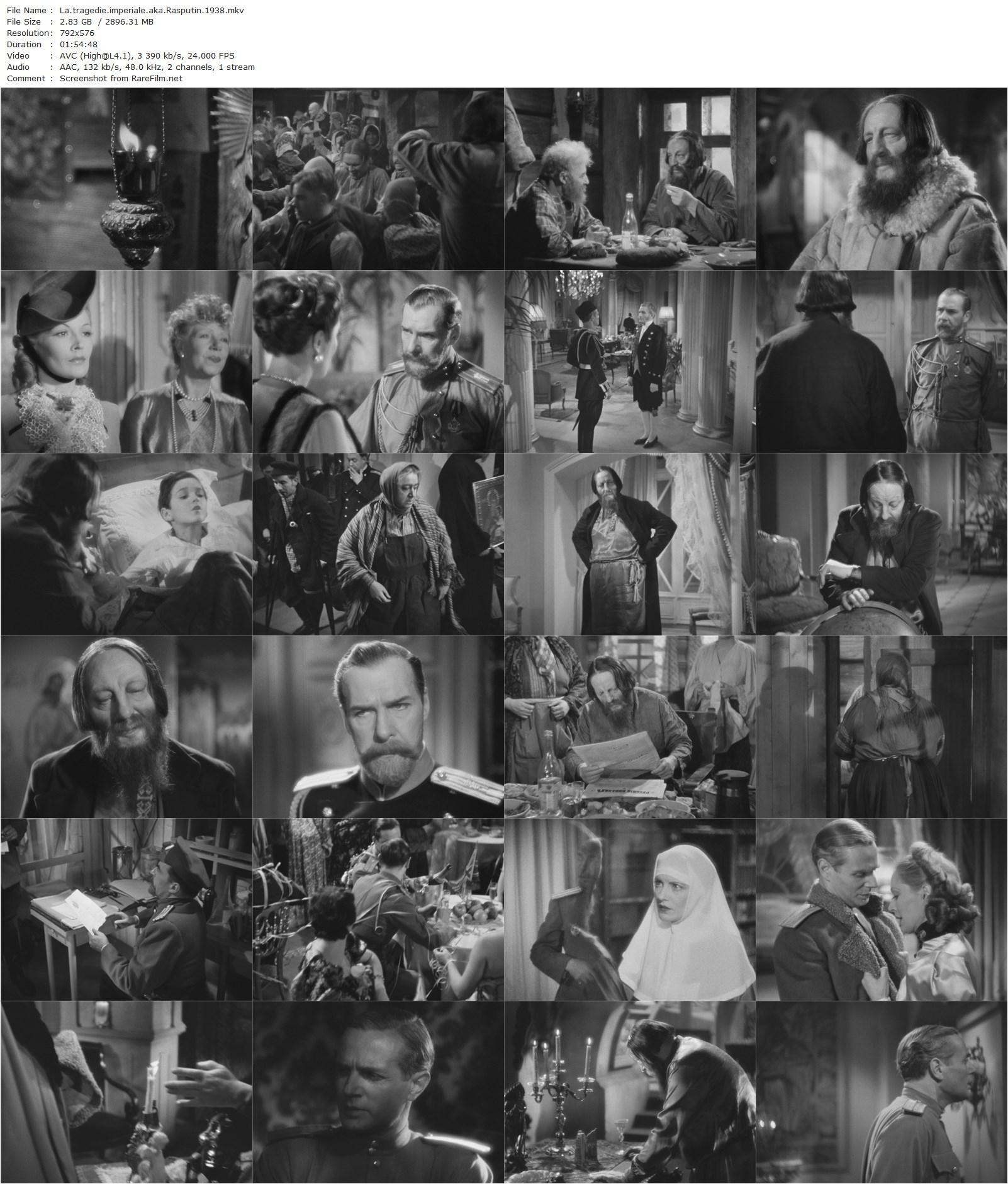 Rasputin / La tragédie impériale (1938) Marcel L’Herbier, Harry Baur, Marcelle Chantal, Pierre Richard-Willm-poster