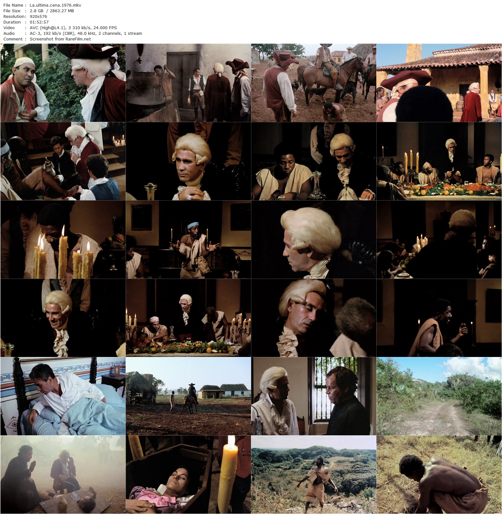 The Last Supper (1976) Tomás Gutiérrez Alea-poster