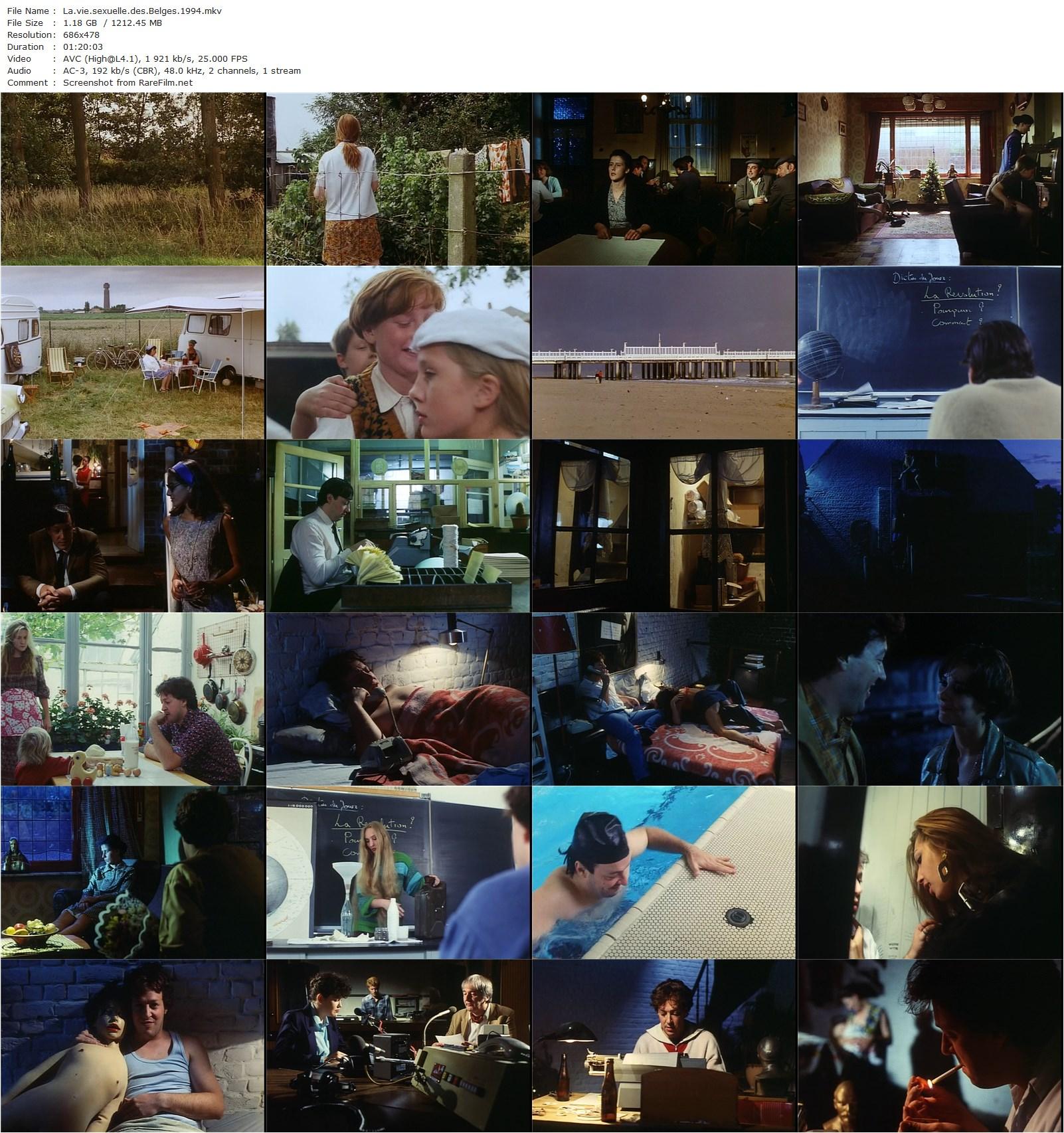 The Sexual Life of the Belgians / La vie sexuelle des Belges 1950-1978 (1994) Jan Bucquoy, Jean-Henri Compère, Noe Francq, Isabelle Legros-poster
