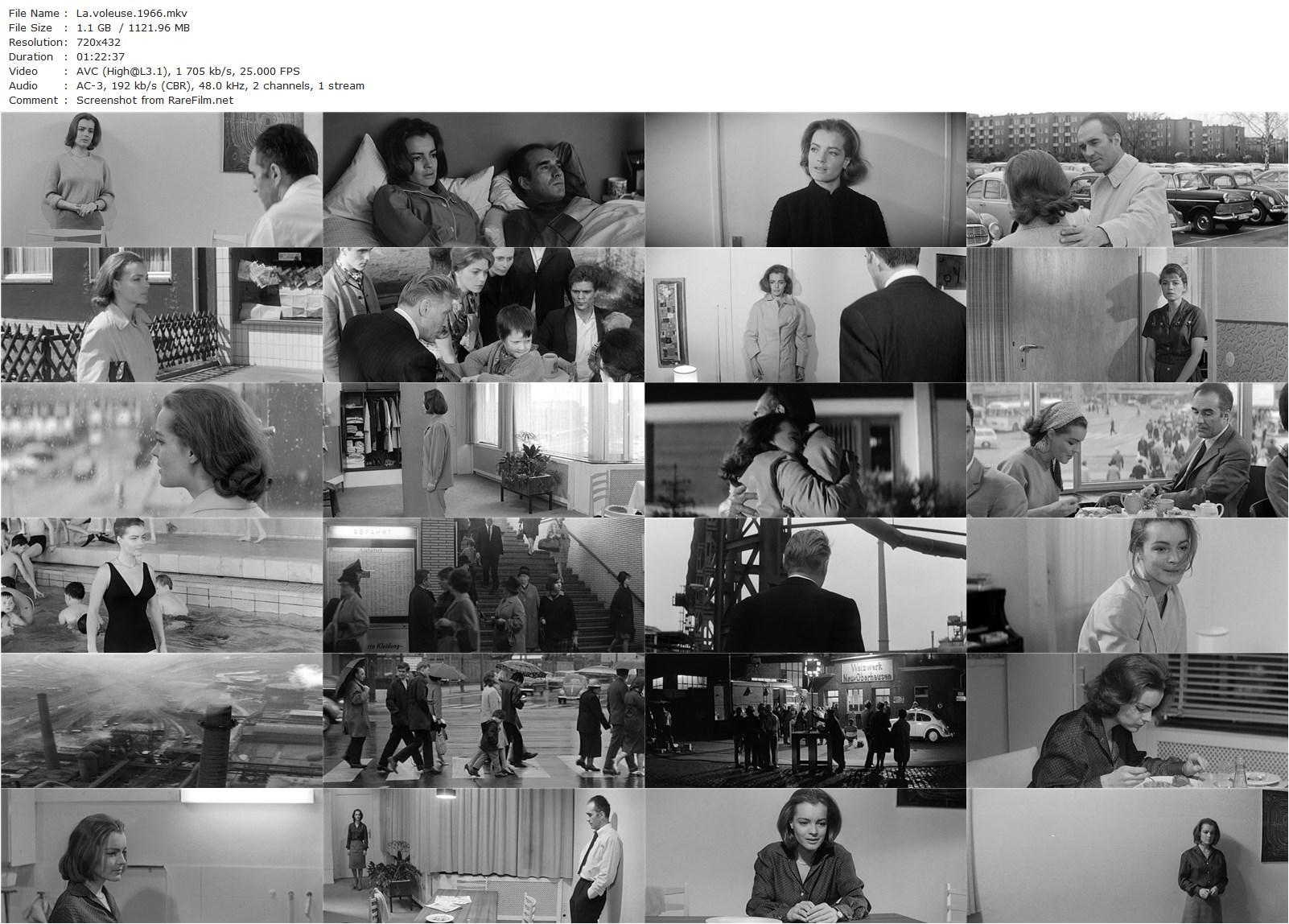 Chimney No. 4 / La voleuse (1966) Jean Chapot, Romy Schneider, Michel Piccoli, Hans Christian Blech-poster