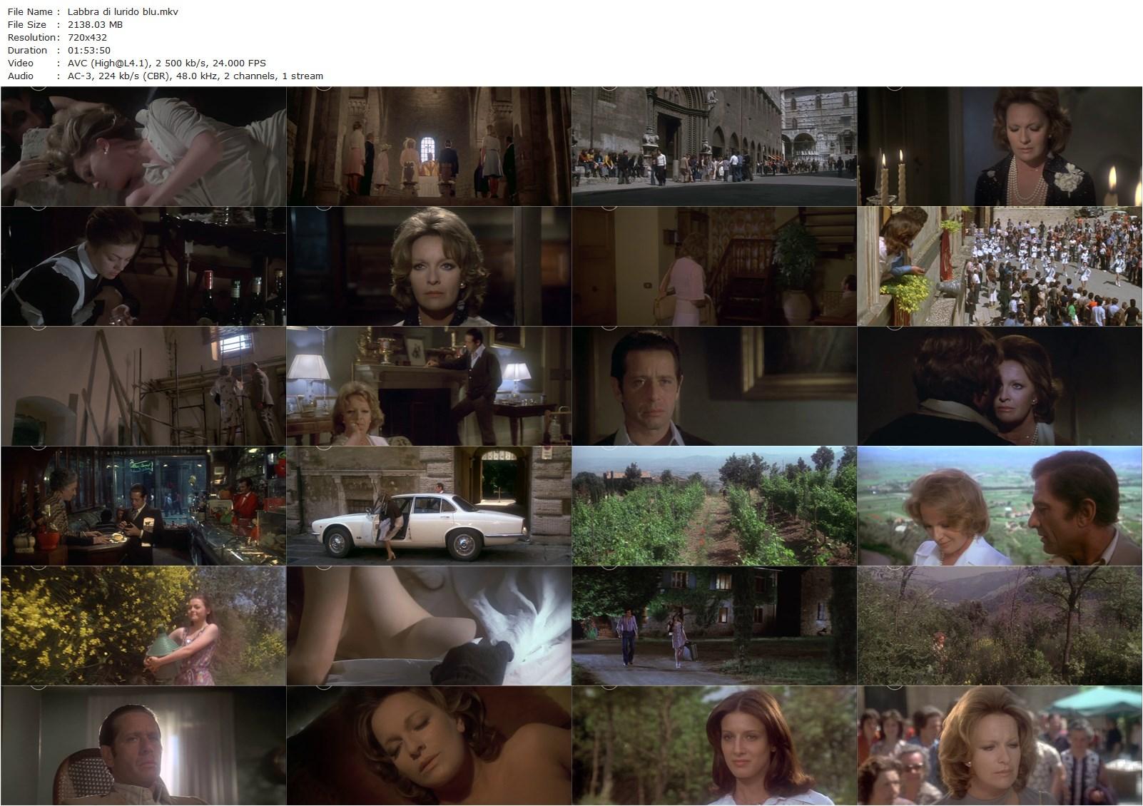 Lips of Lurid Blue AKA Labbra di lurido blu (1975) Giulio Petroni, Lisa Gastoni, Corrado Pani, Jeremy Kemp-poster