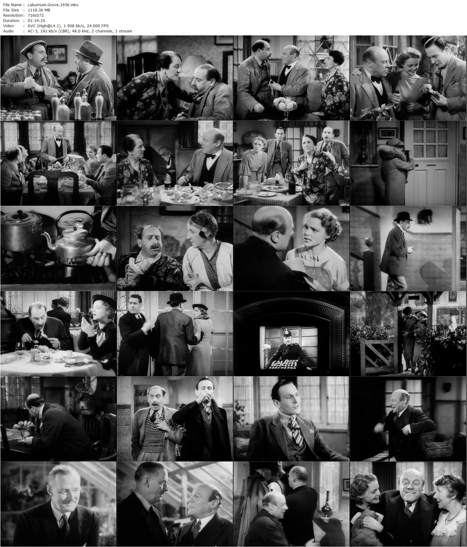 Laburnum Grove (1936) Carol Reed, Edmund Gwenn, Cedric Hardwicke, Victoria Hopper-poster