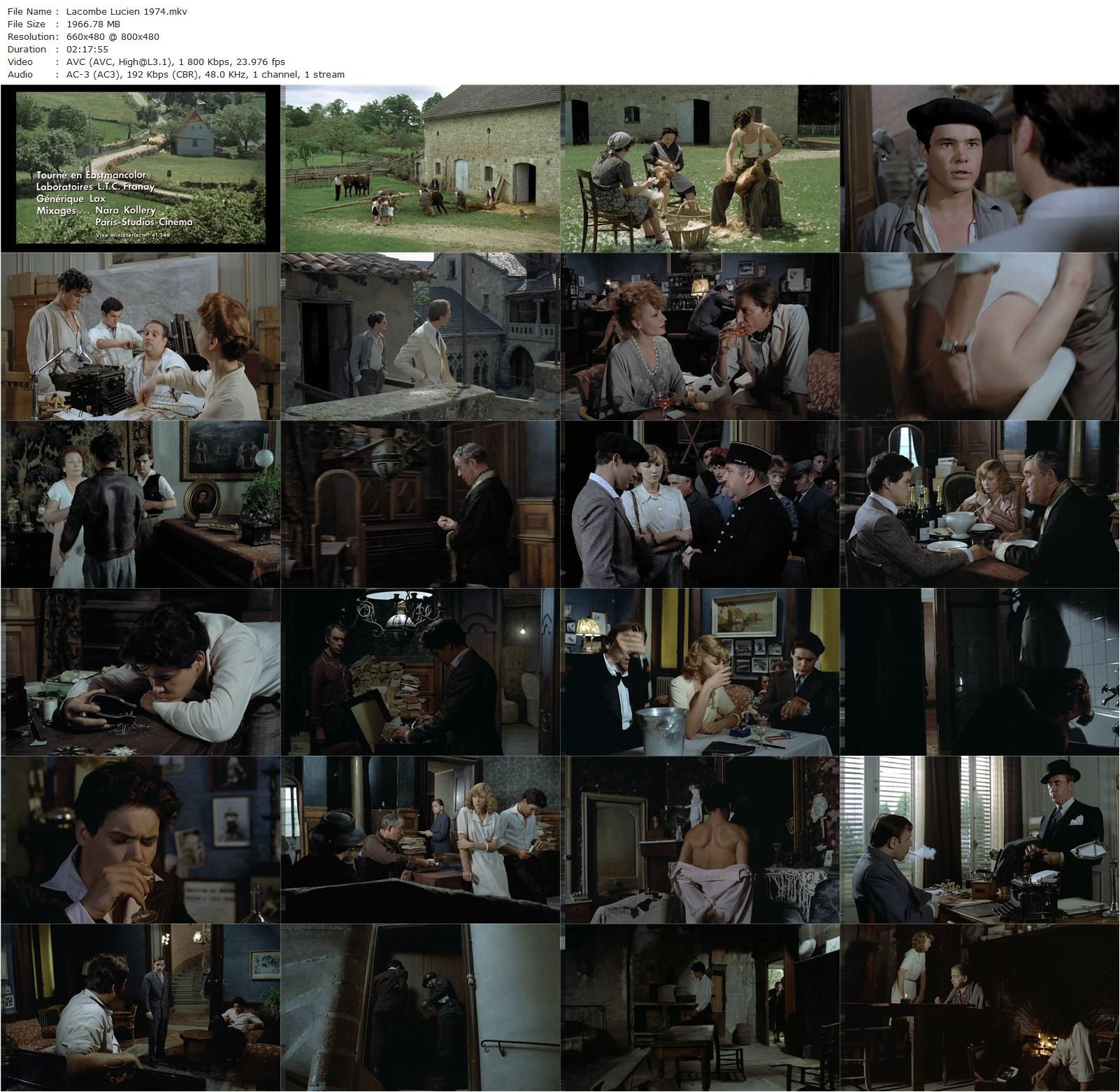 Lacombe Lucien (1974) Louis Malle, Pierre Blaise-poster