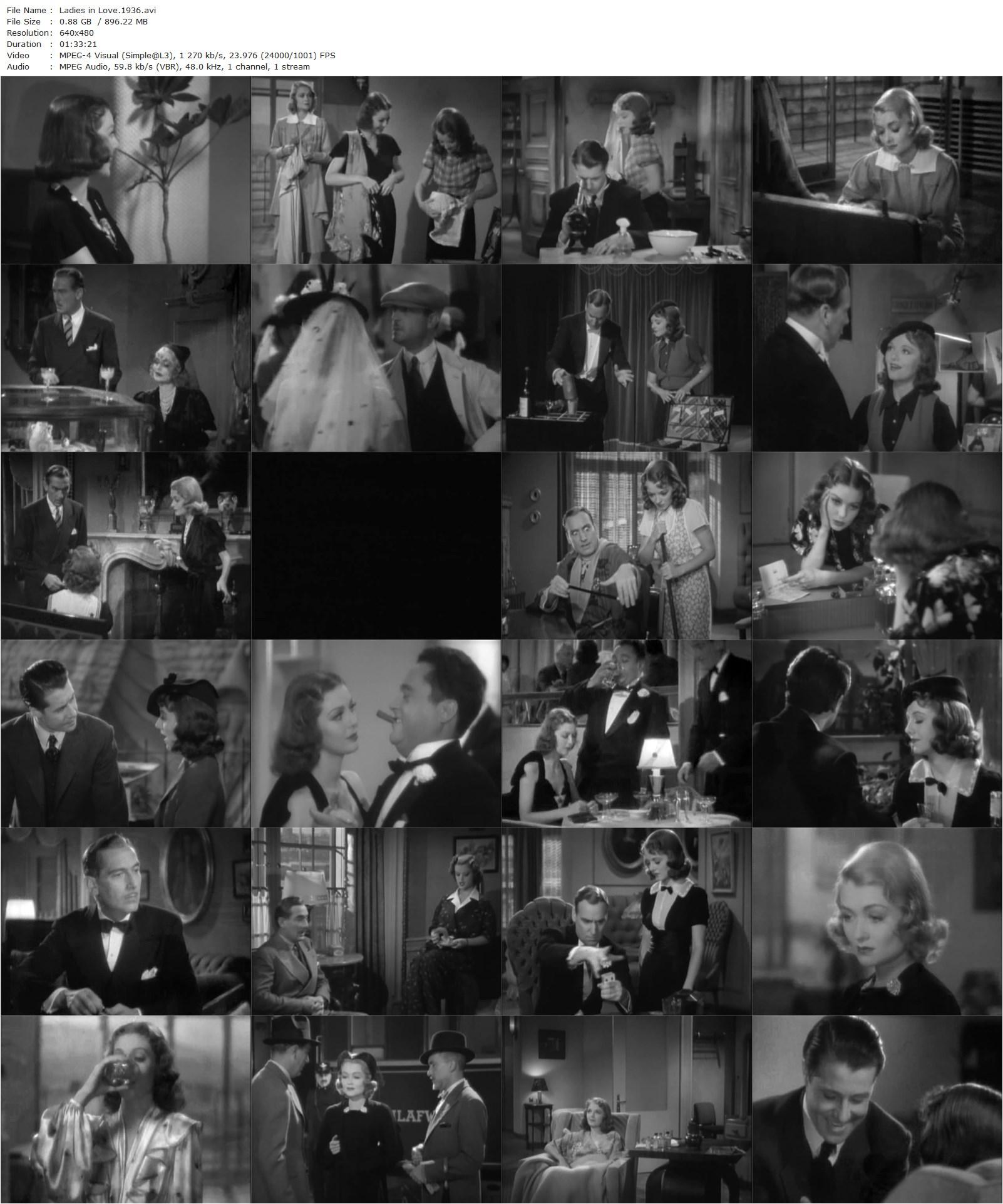 Ladies in Love (1936) Edward H. Griffith, Janet Gaynor, Loretta Young, Constance Bennett-poster