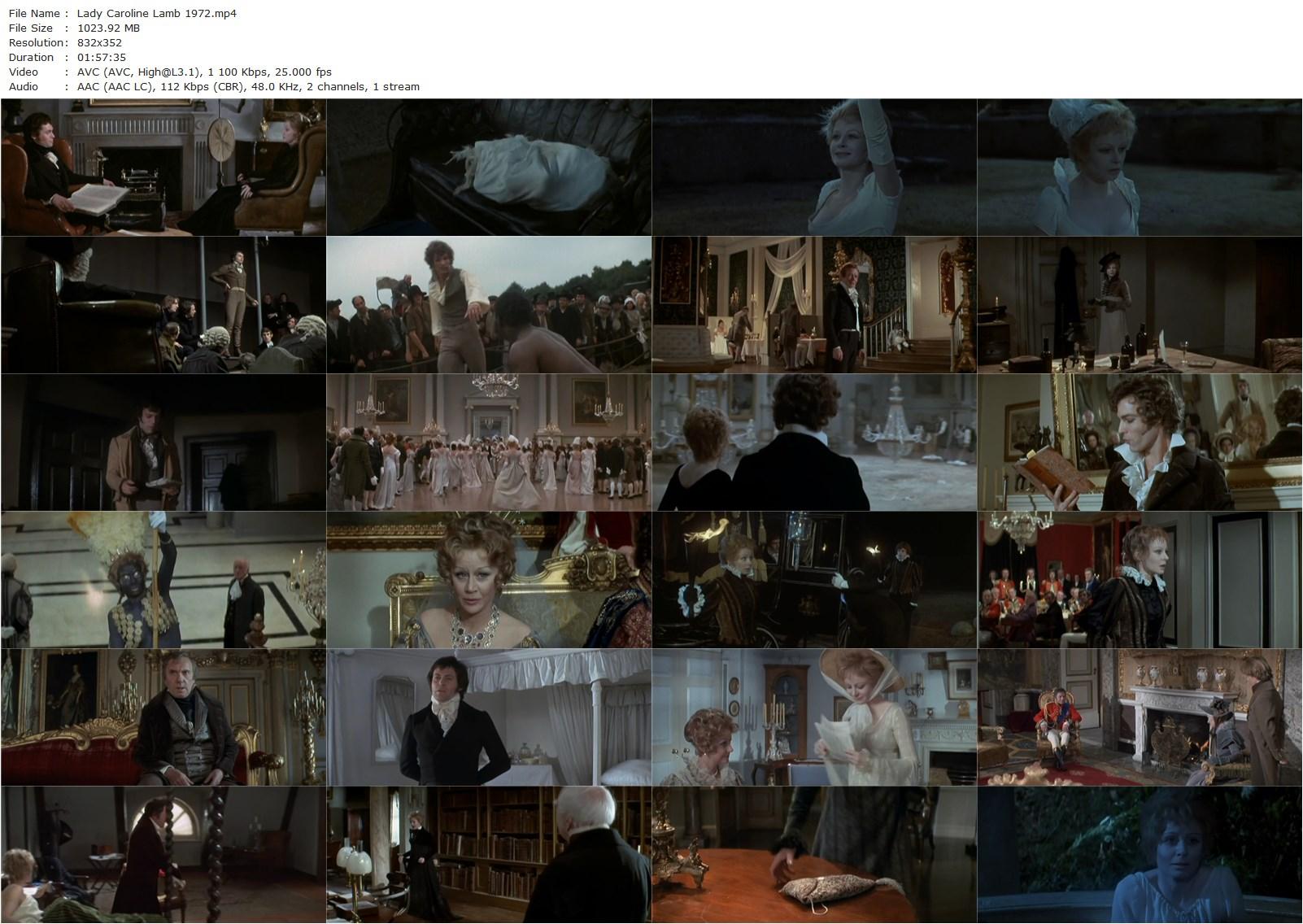 Lady Caroline Lamb (1972) Robert Bolt, Sarah Miles, Jon Finch, Richard Chamberlain-poster