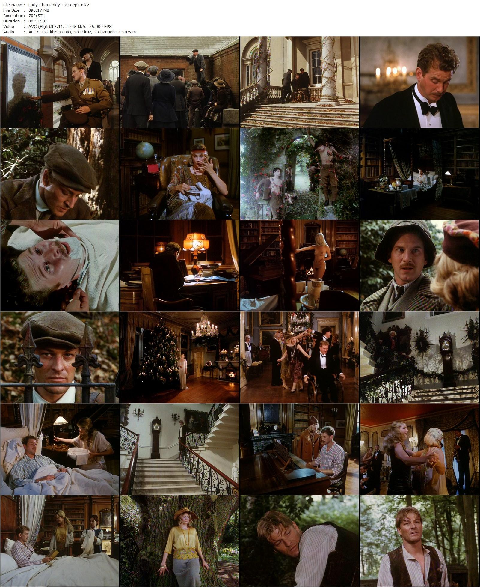 Lady Chatterley (1993) Ken Russell, Joely Richardson, Sean Bean, James Wilby-poster