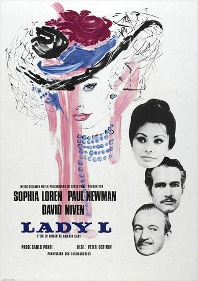 Lady L (1965) Peter Ustinov, Sophia Loren, Paul Newman, David Niven