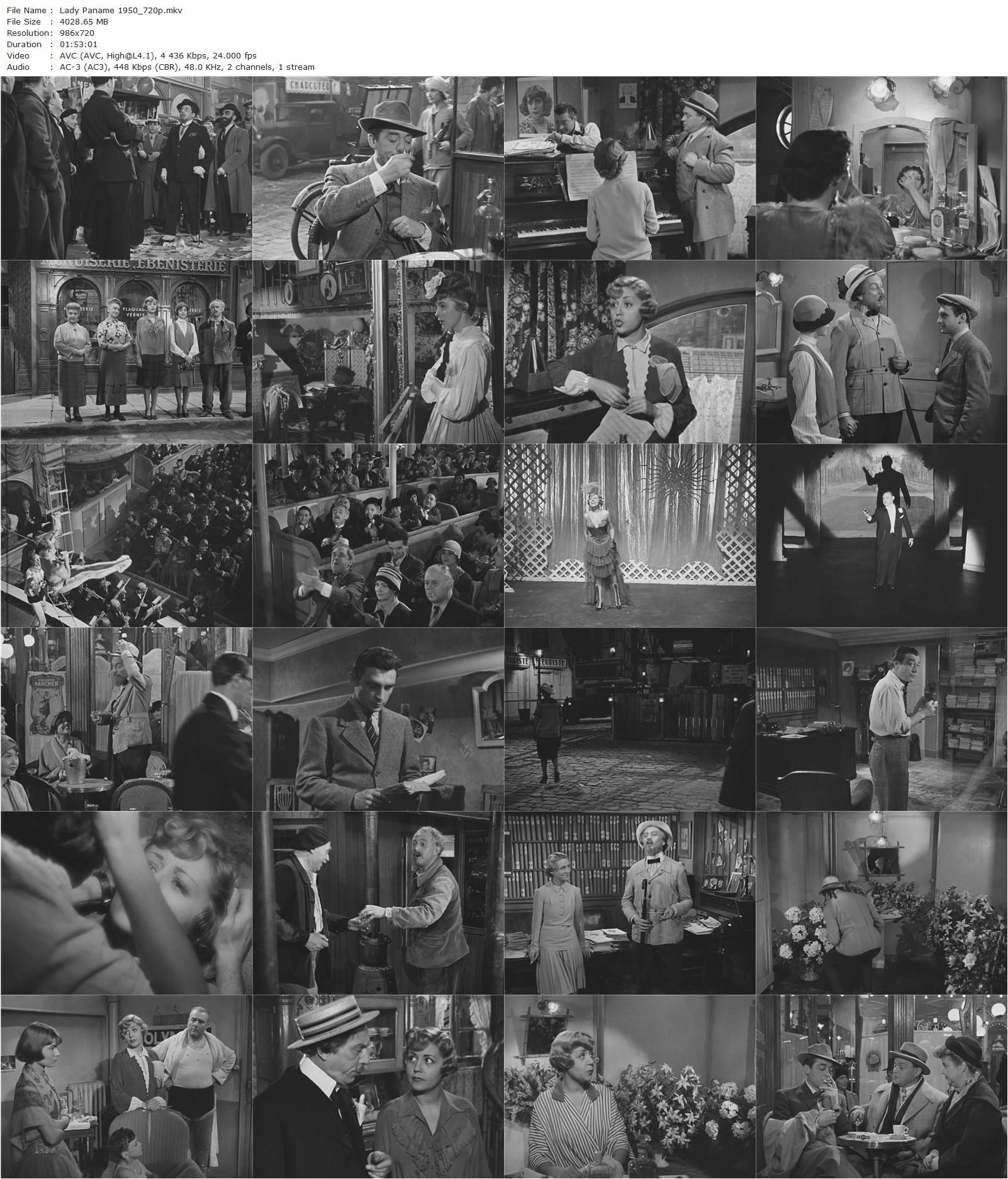 Lady Paname (1950) Henri Jeanson, Louis Jouvet, Suzy Delair, Henri Guisol-poster