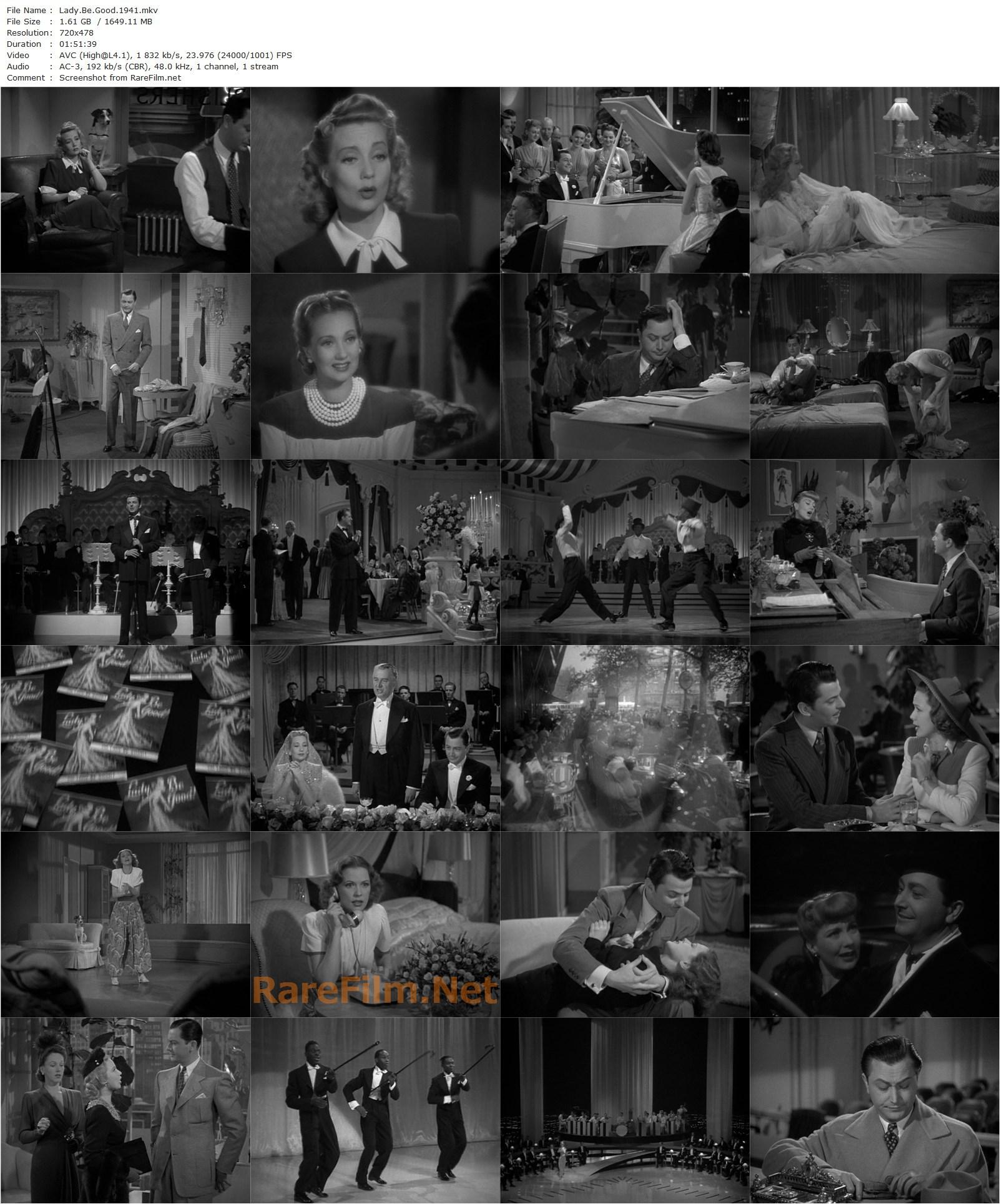 Lady Be Good (1941) Norman Z. McLeod, Busby Berkeley, Eleanor Powell, Ann Sothern, Robert Young-poster