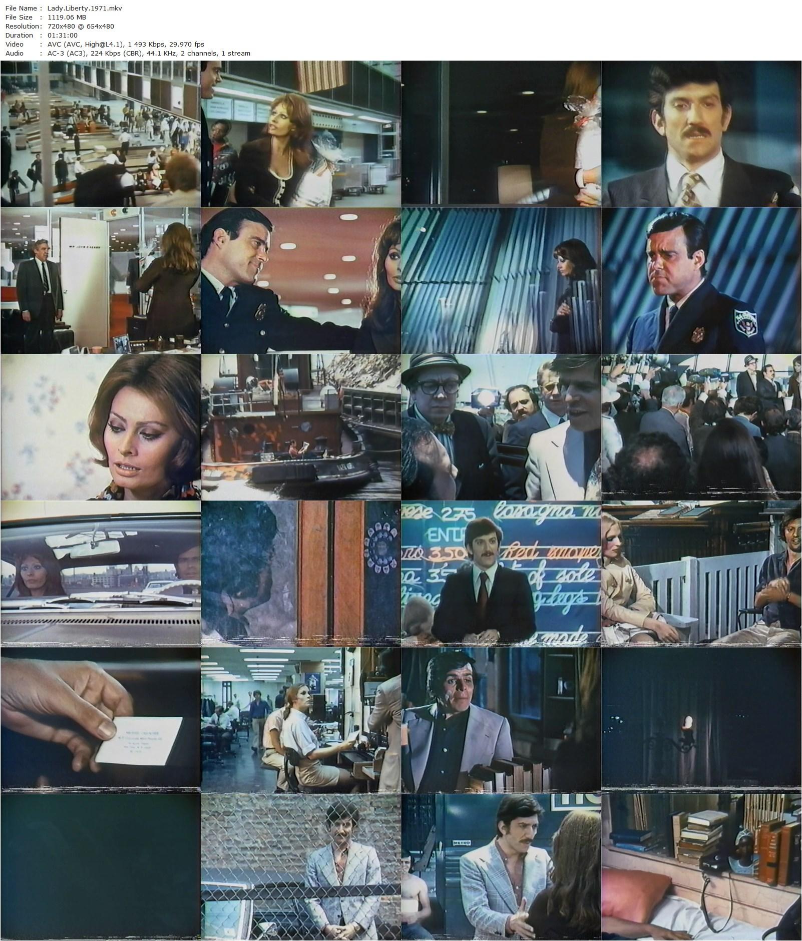 Lady Liberty (1971) Mario Monicelli, Sophia Loren, William Devane, Gigi Proietti-poster