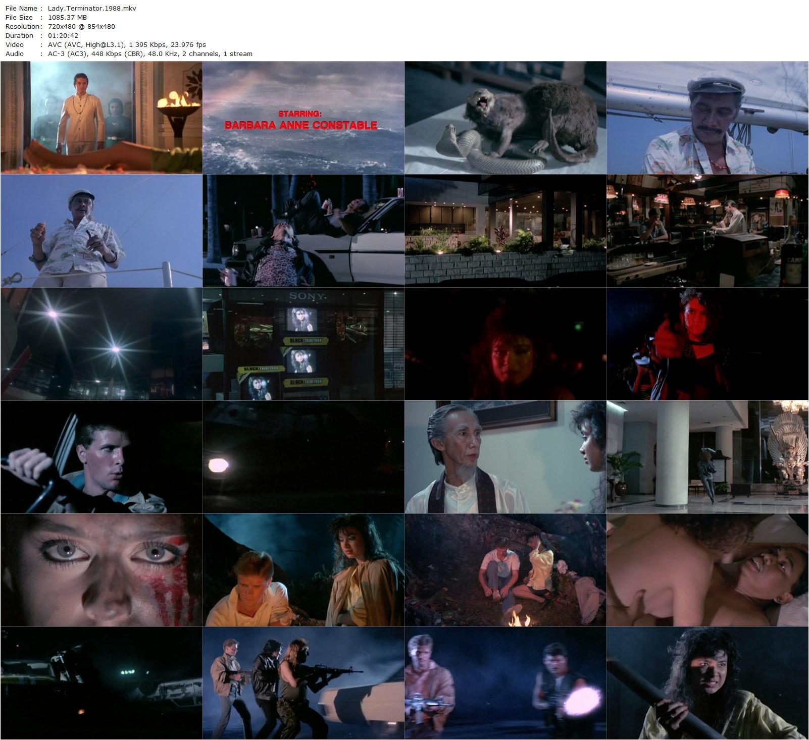 Lady Terminator (1989) H. Tjut Djalil, Barbara Anne Constable, Christopher J. Hart, Claudia Angelique Rademaker-poster