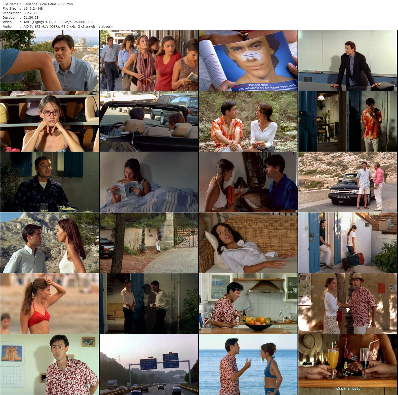 Laissons Lucie faire! (2000) Emmanuel Mouret, Marie Gillain, Dolores Chaplin-poster