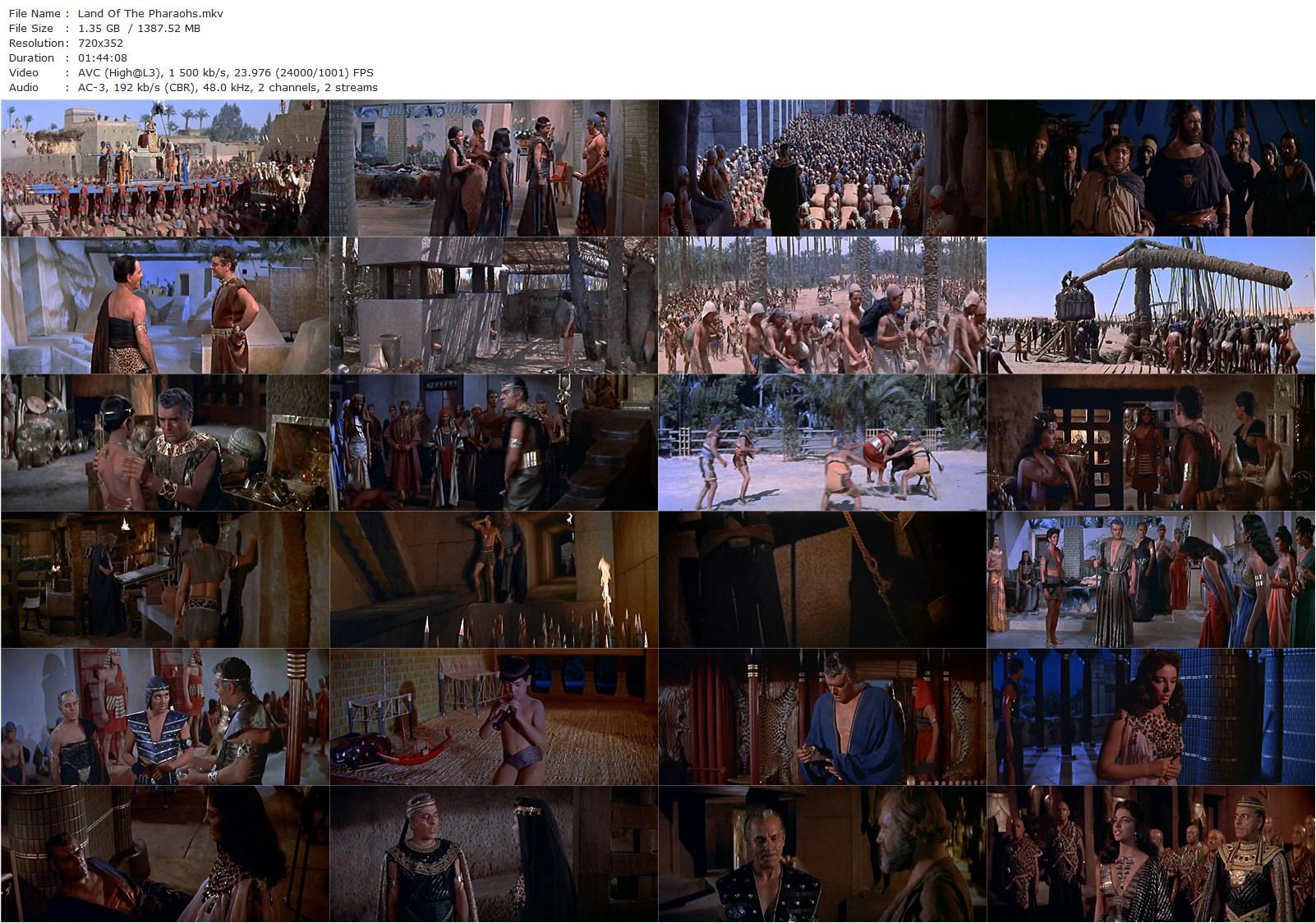 Land of the Pharaohs (1955) Howard Hawks, Jack Hawkins, Joan Collins, Dewey Martin-poster