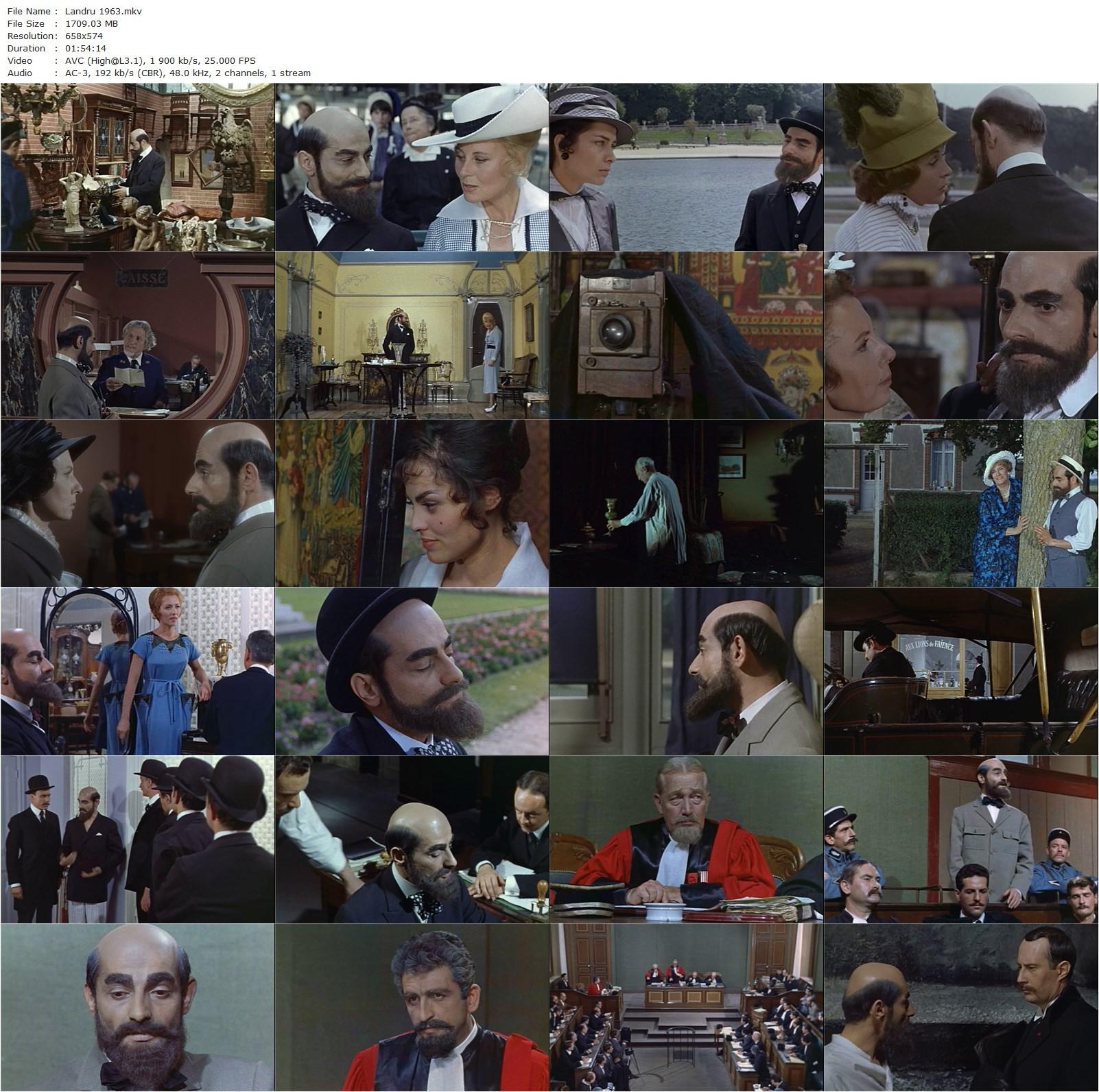 Bluebeard AKA Landru (1963) Claude Chabrol, Michèle Morgan, Danielle Darrieux, Hildegard Knef-poster