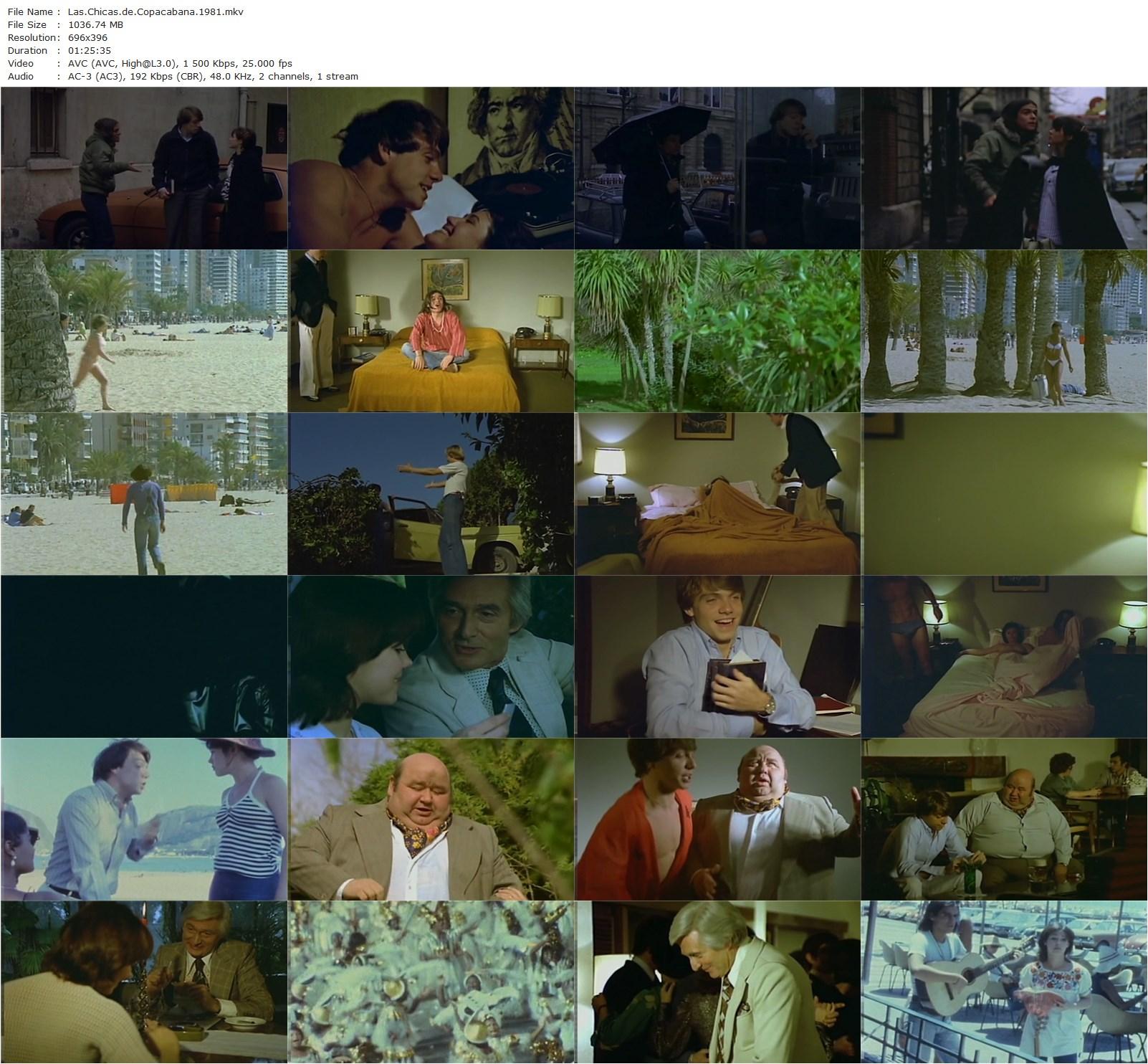 The Girls of the Copacabana (1981) Jesús Franco, Michele Hermet, Jérôme Foulon, Leonardo da Costa-poster