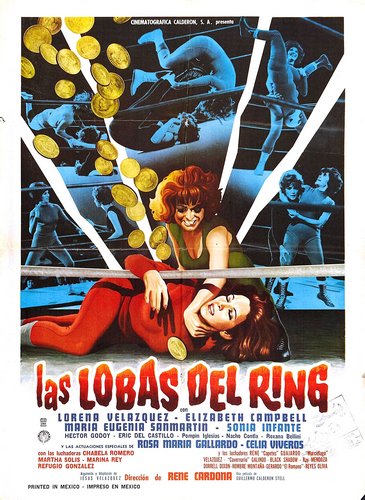 She-Wolves of the Ring / Las lobas del ring (1965) René Cardona, Lorena Velázquez, Elizabeth Campbell, María Eugenia San Martín