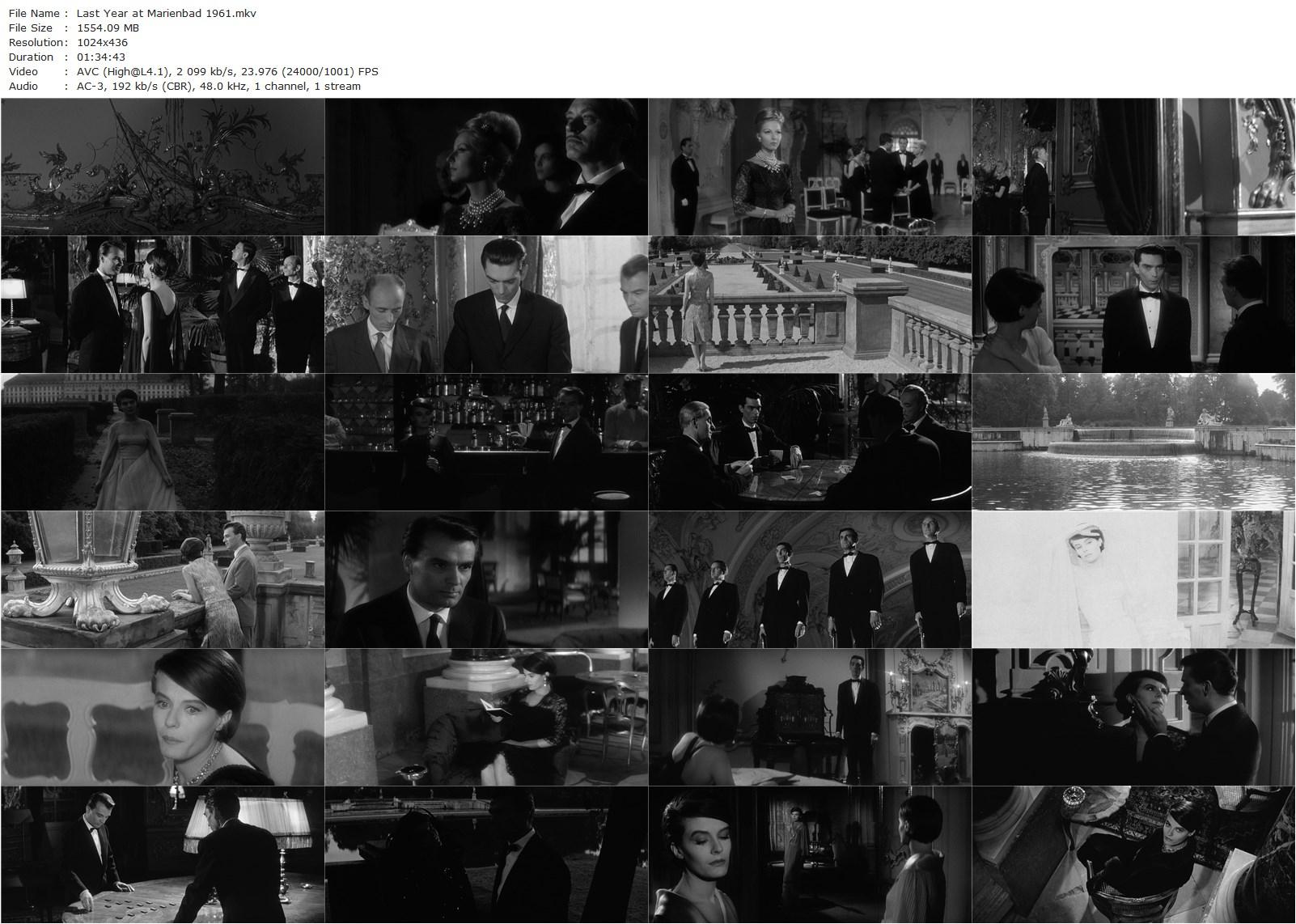 Last Year at Marienbad AKA L’année dernière à Marienbad (1961) Alain Resnais, Delphine Seyrig, Giorgio Albertazzi, Sacha Pitoëff-poster