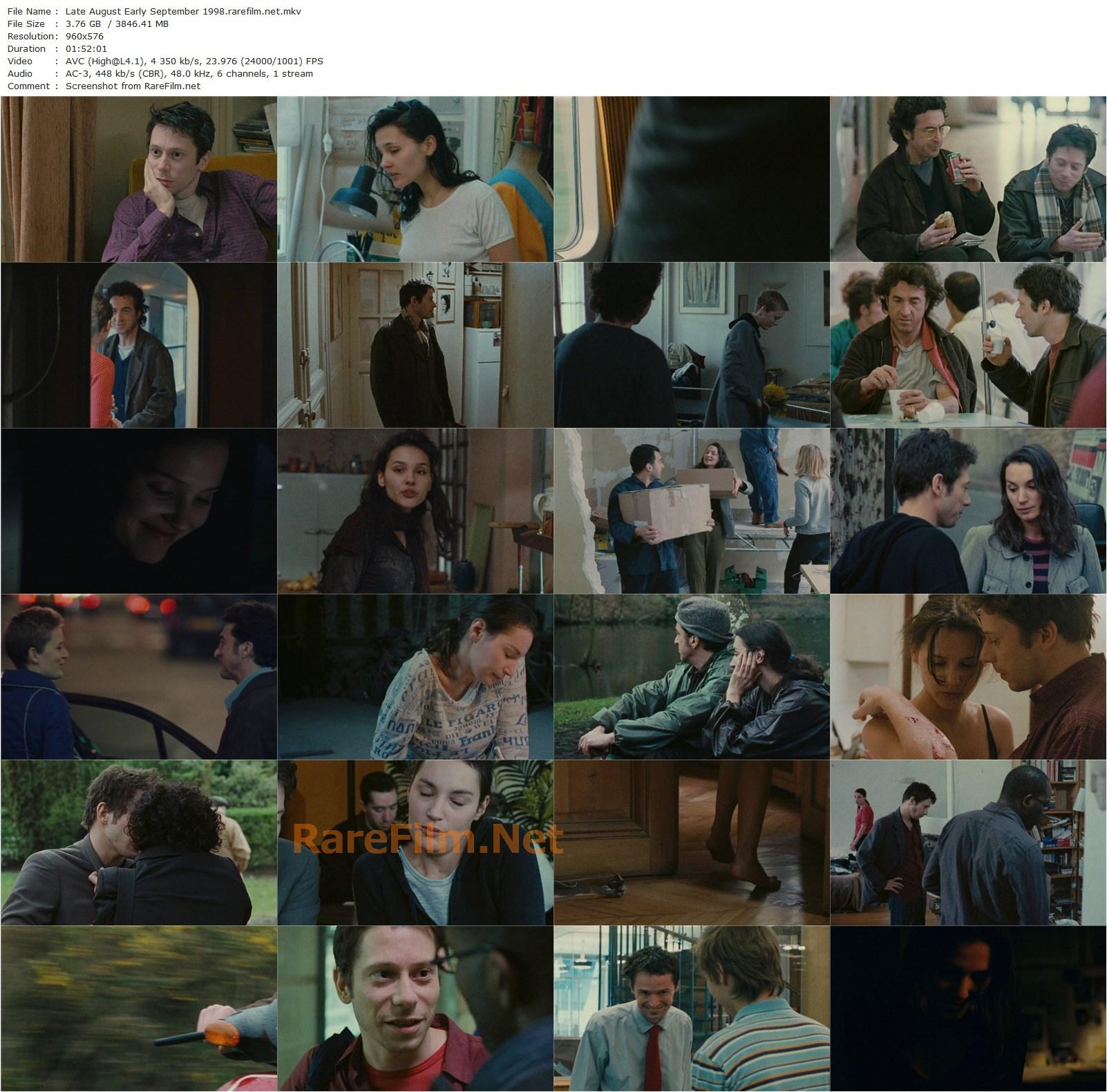 Late August, Early September / Fin août début septembre (1998) Olivier Assayas, Mathieu Amalric, Virginie Ledoyen, François Cluzet-poster