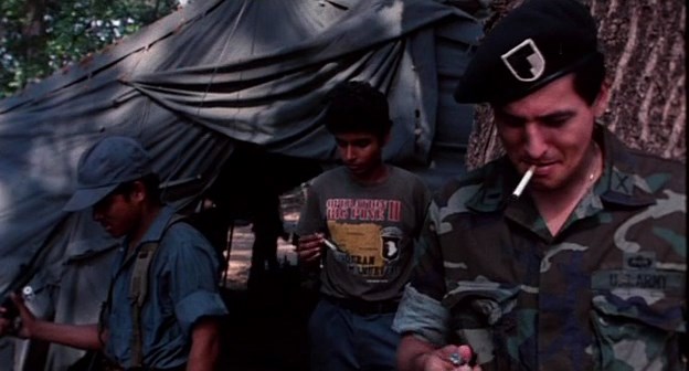 Latino (1985) Haskell Wexler, Robert Beltran, Annette Charles, Américo González, Drama, War-poster