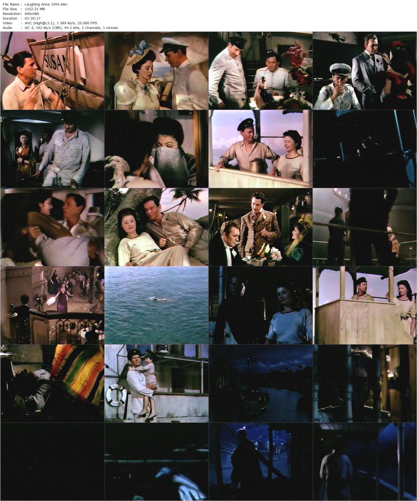 Laughing Anne (1953) Herbert Wilcox, Wendell Corey, Margaret Lockwood, Forrest Tucker-poster