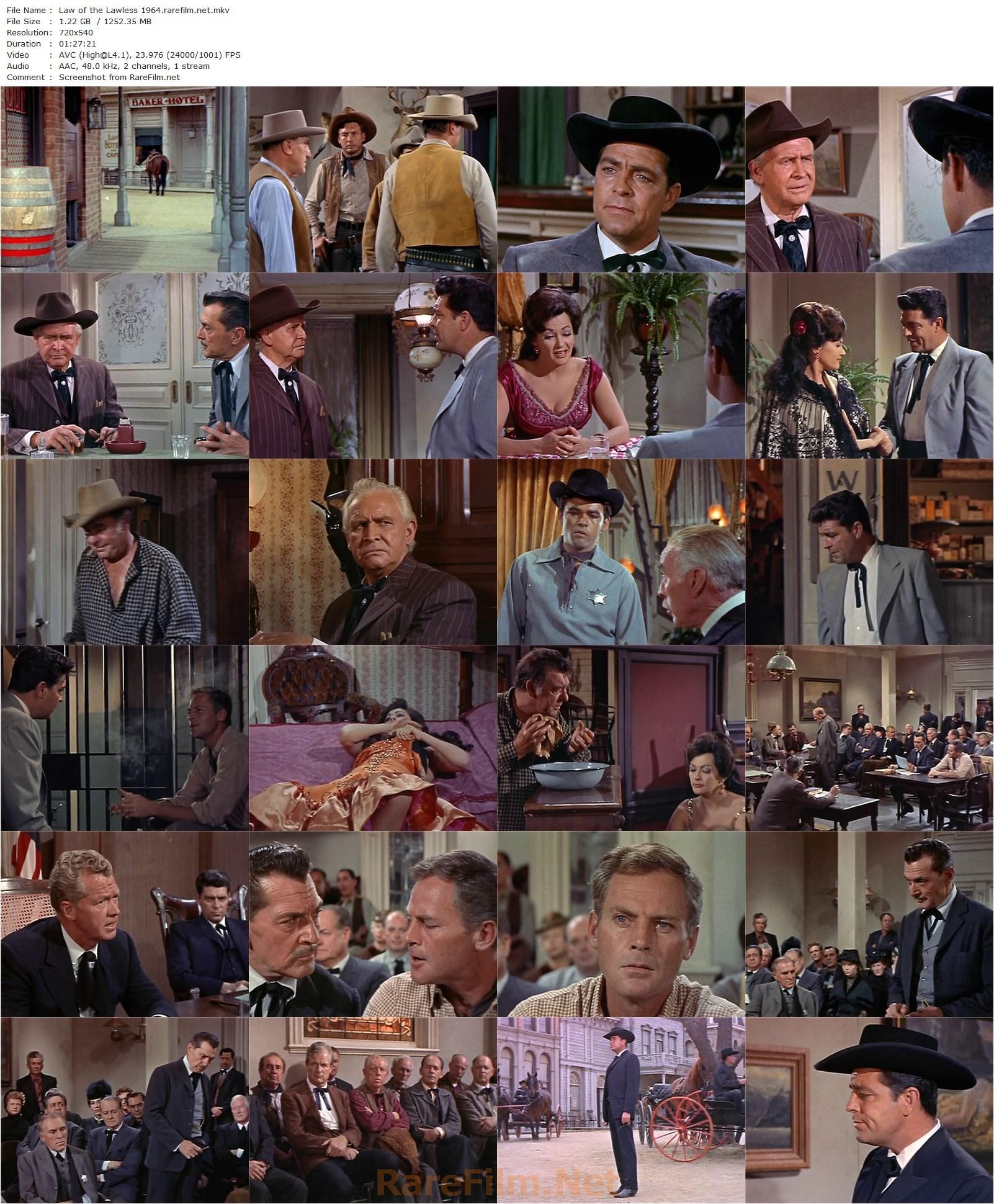 Law of the Lawless (1964) William F. Claxton, Dale Robertson, Yvonne De Carlo, William Bendix-poster