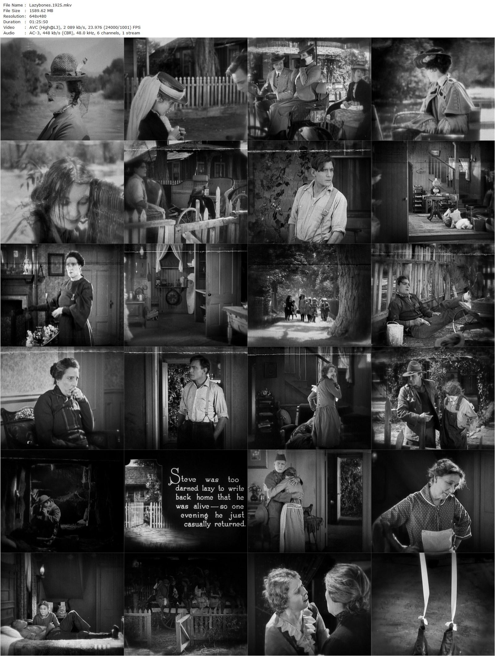 Lazybones (1925) Frank Borzage, Madge Bellamy, Buck Jones, Zasu Pitts-poster