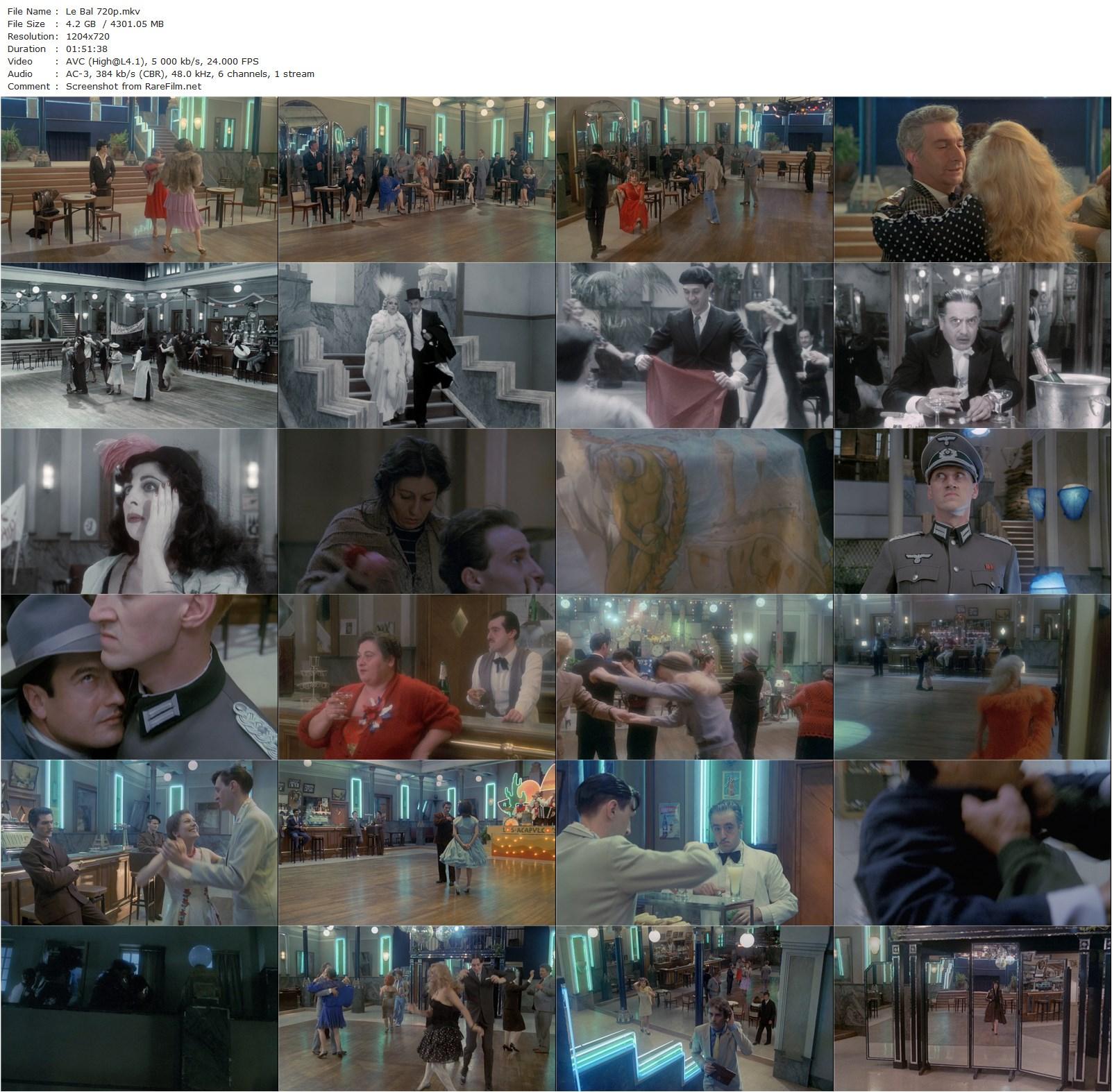 Le bal (1983) Ettore Scola, Étienne Guichard, Régis Bouquet, Francesco De Rosa-poster