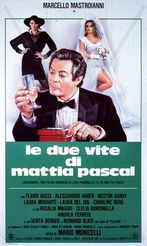 The Two Lives of Mattia Pascal AKA Le due vite di Mattia Pascal (1985) Mario Monicelli, Marcello Mastroianni, Senta Berger, Flavio Bucci