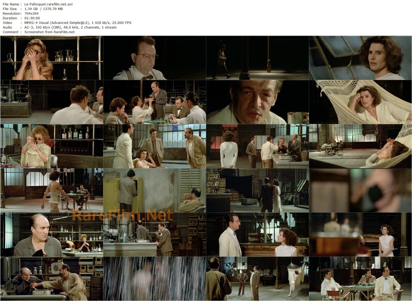 The Nonentity / Le paltoquet (1986) Michel Deville, Fanny Ardant, Daniel Auteuil, Richard Bohringer-poster