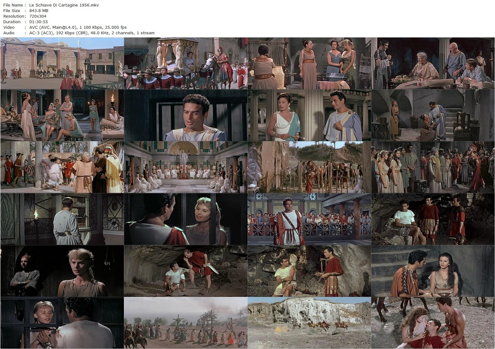 The Sword and the Cross / Le schiave di Cartagine (1956) Guido Brignone, Gianna Maria Canale, Jorge Mistral, Marisa Allasio-poster