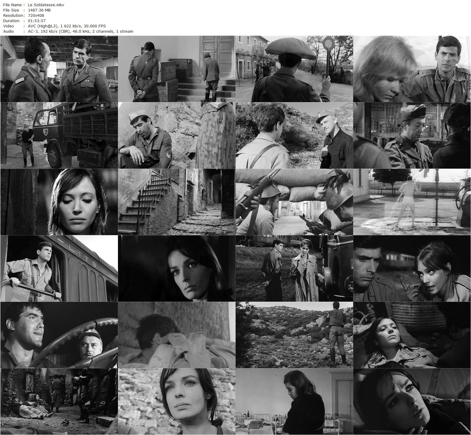 The Camp Followers AKA Le soldatesse (1965) Valerio Zurlini, Anna Karina, Lea Massari, Marie Laforêt-poster