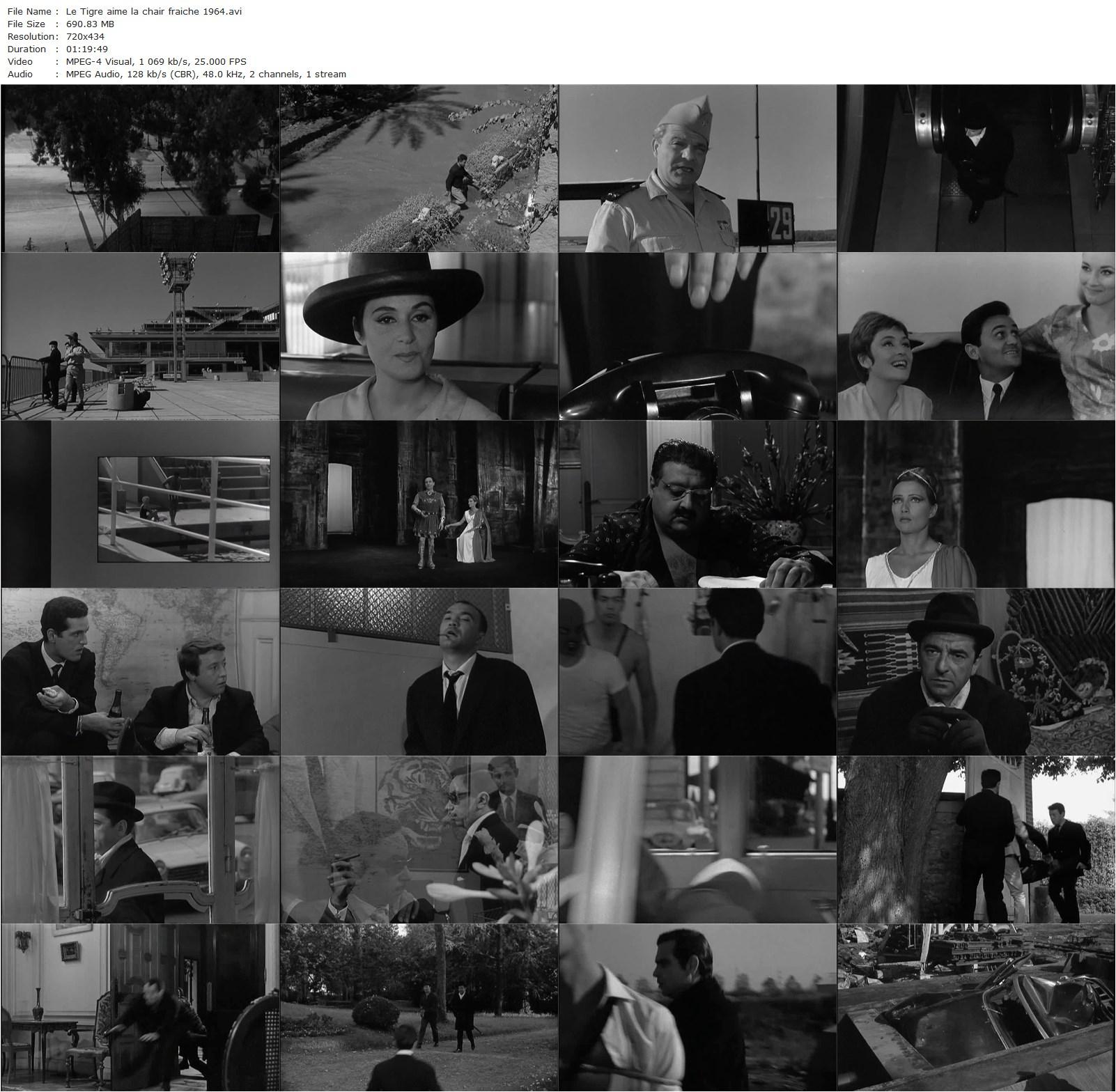 Code Name: Tiger AKA Le Tigre aime la chair fraîche (1964) Claude Chabrol, Roger Hanin, Maria Mauban, Daniela Bianchi-poster