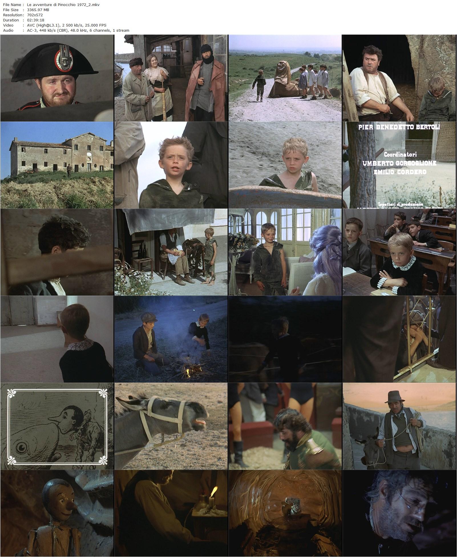 The Adventures of Pinocchio (1972) Luigi Comencini-poster