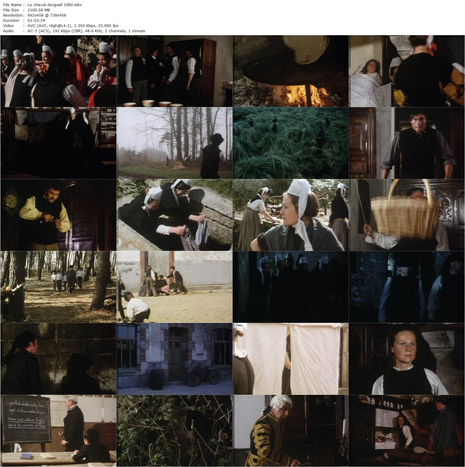 The Horse of Pride (1980) Claude Chabrol, Jacques Dufilho, Bernadette Le Saché, François Cluzet-poster