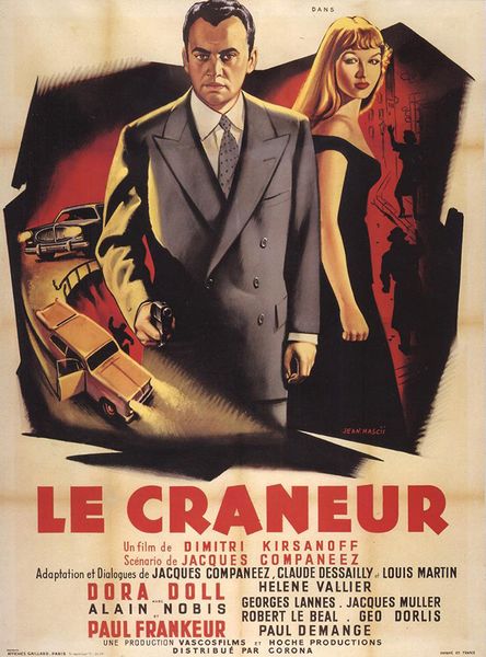 Le crâneur / The Hotshot (1955) Dimitri Kirsanoff, Marina Vlady, Raymond Pellegrin, Dora Doll, Crime, Drama