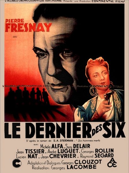 The Last One of the Six / Le dernier des six (1941) Georges Lacombe, Pierre Fresnay, Michèle Alfa, Suzy Delair