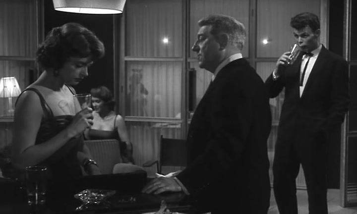 The Night Affair (1958) Gilles Grangier, Jean Gabin, Danielle Darrieux, Nadja Tiller-poster