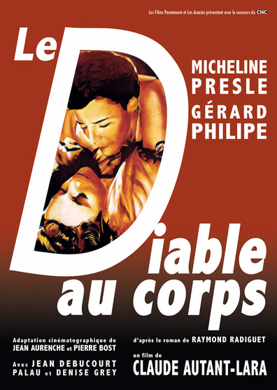 Le diable au corps / Devil in the Flesh (1947) Claude Autant-Lara, Micheline Presle, Gérard Philipe, Denise Grey