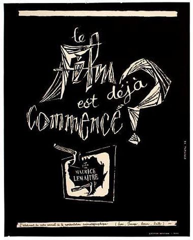 Le film est déjà commencé? (1951) Maurice Lemaître