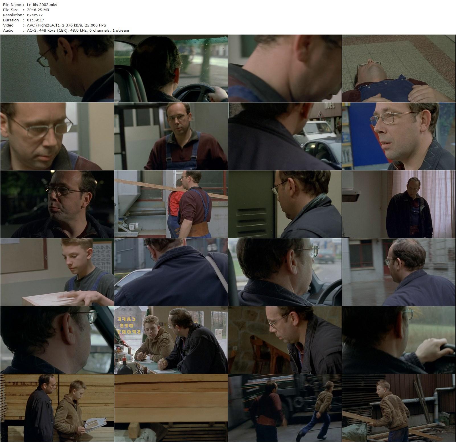 The Son AKA Le fils (2002) Jean-Pierre Dardenne, Luc Dardenne, Olivier Gourmet, Morgan Marinne, Isabella Soupart-poster