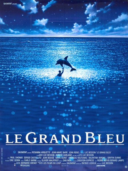 Le grand bleu / The Big Blue (1988) Luc Besson, Jean-Marc Barr, Jean Reno, Rosanna Arquette, Adventure, Romance, Sport