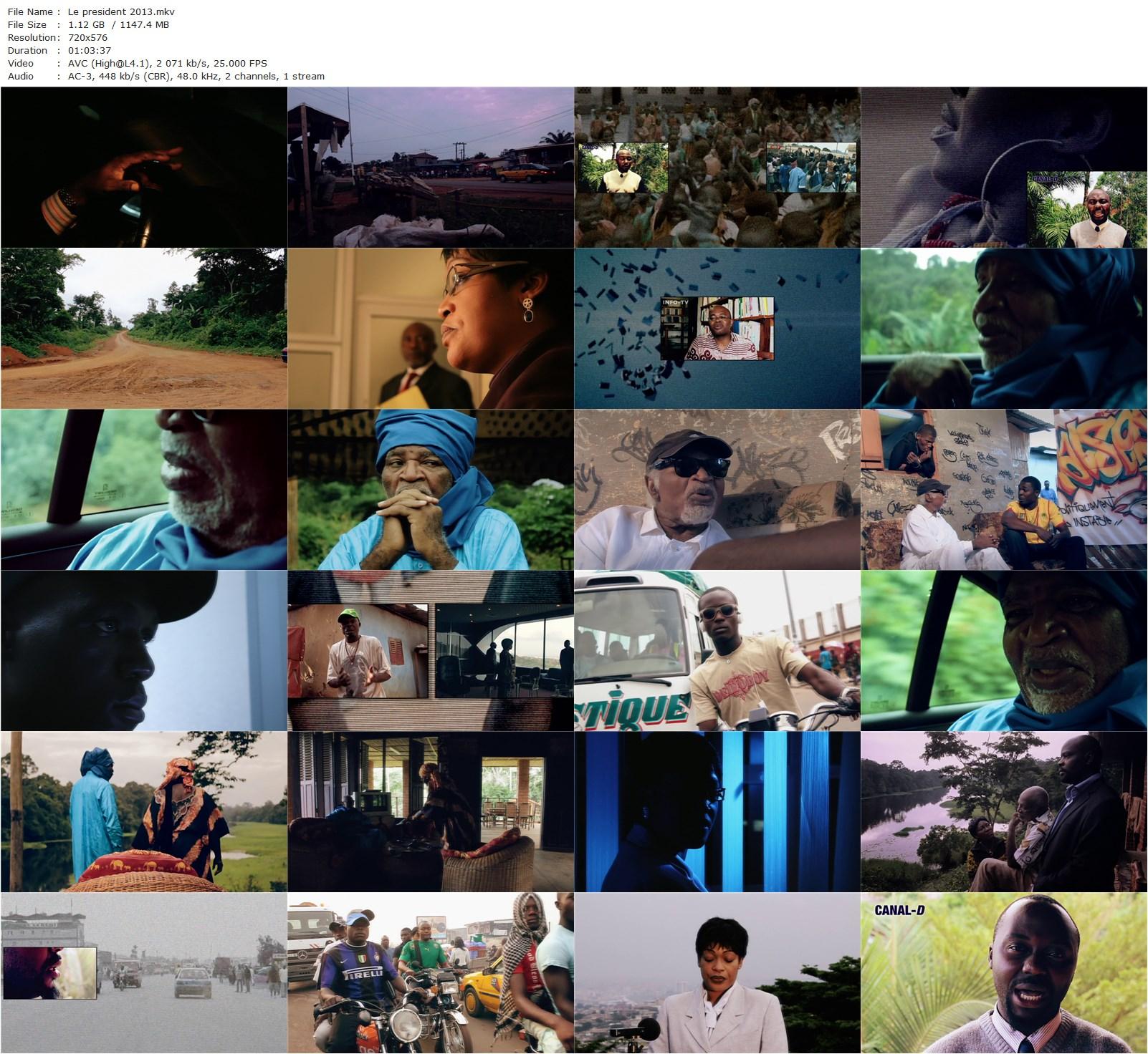 The President AKA Le président (2013) Jean-Pierre Bekolo, Gérard Essomba, Valery Ndongo-poster