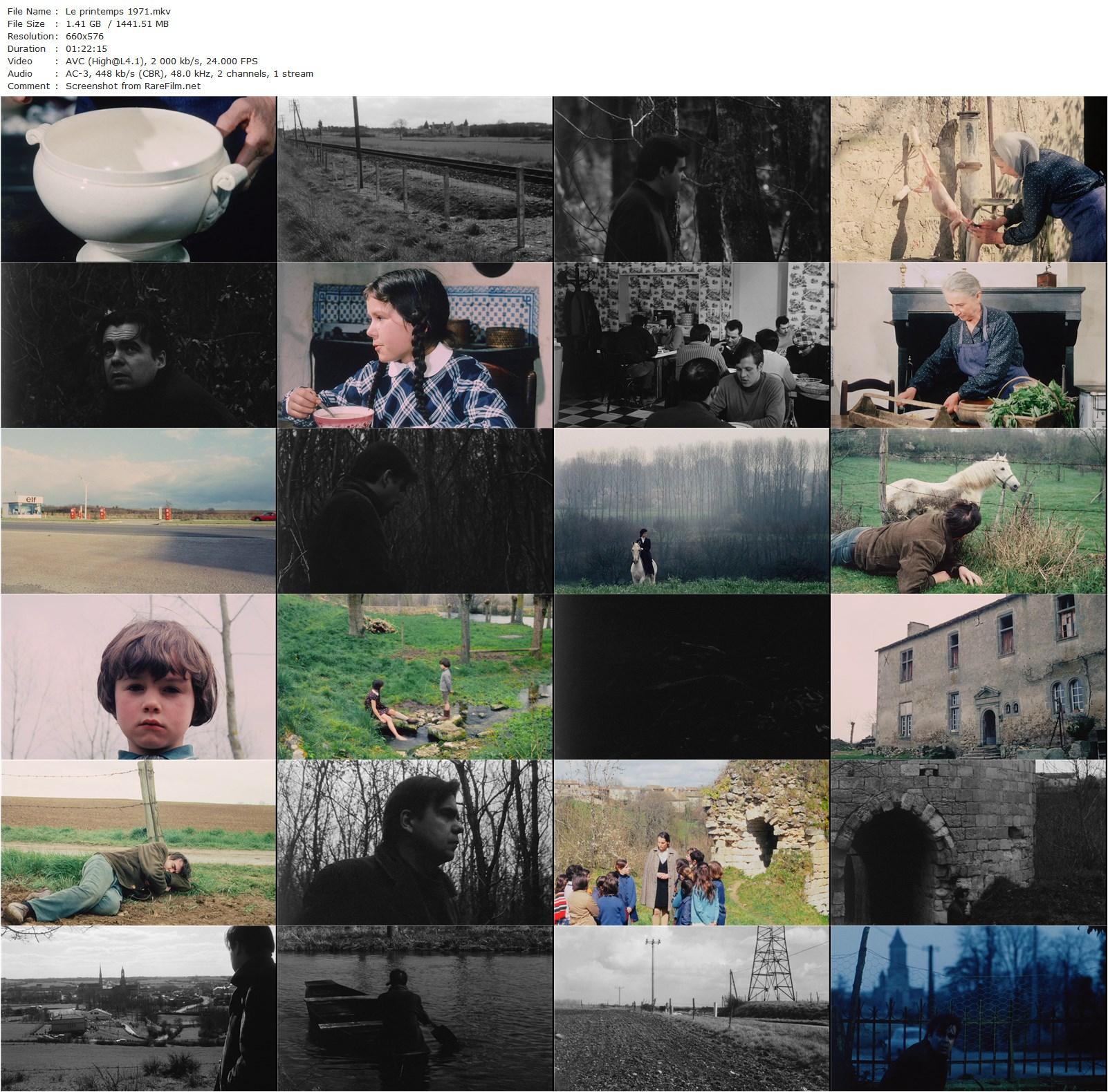 Le printemps / Spring (1972) Marcel Hanoun, Michael Lonsdale, Raymonde Godeau, Véronique Andriès-poster