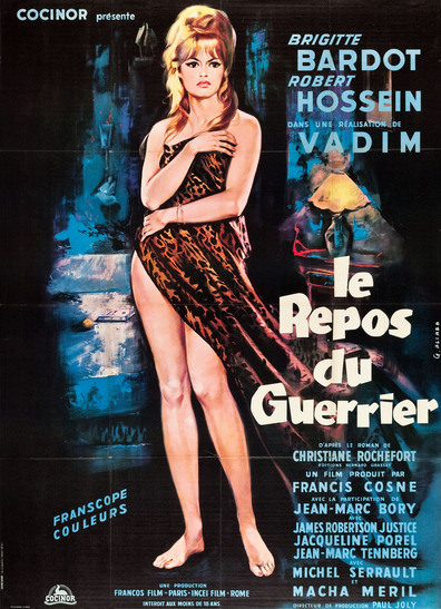 Love on a Pillow / Le repos du guerrier (1962) Roger Vadim, Brigitte Bardot, Robert Hossein, Jean-Marc Bory