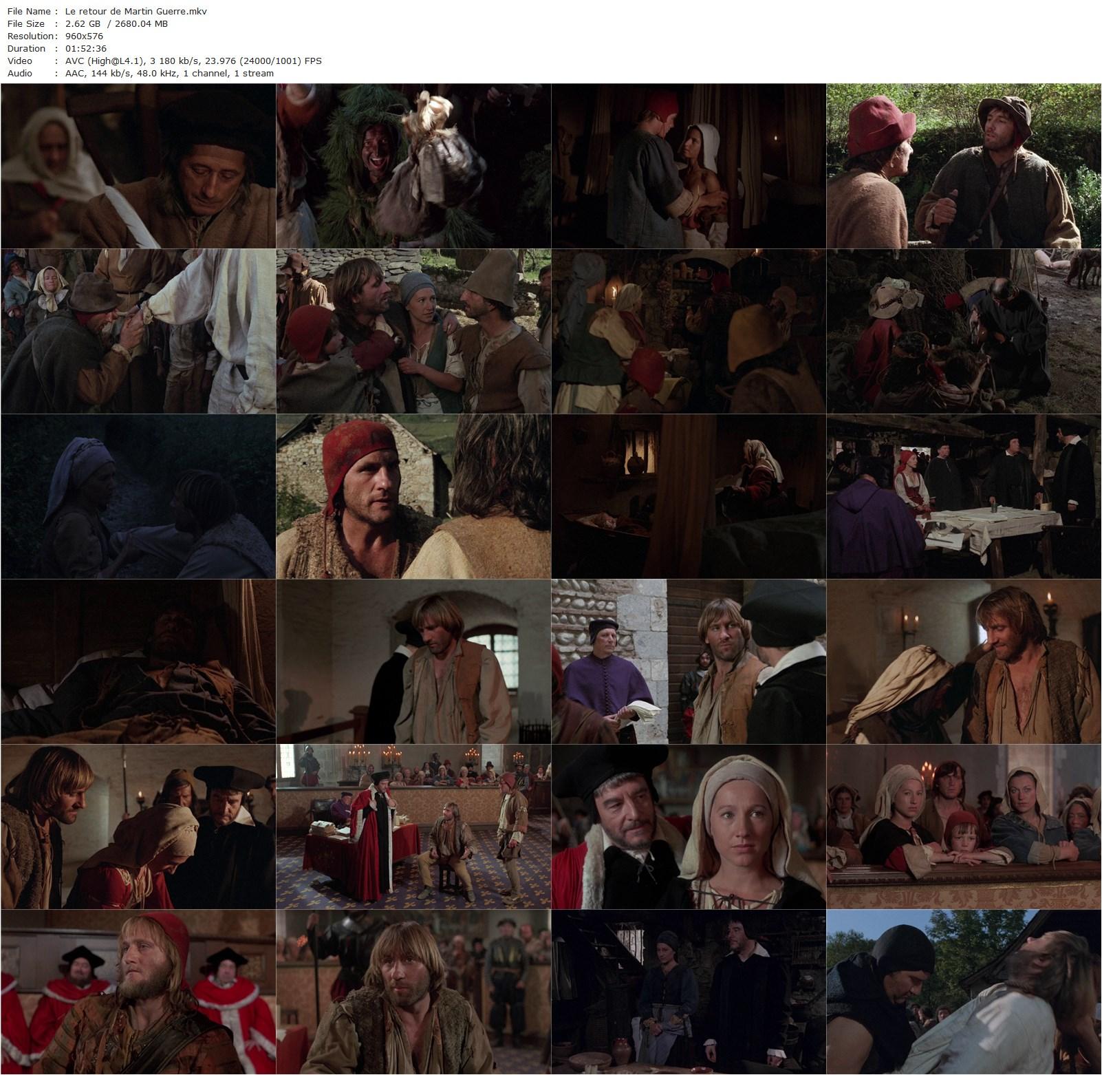 The Return of Martin Guerre AKA Le retour de Martin Guerre (1982) Daniel Vigne, Gérard Depardieu, Nathalie Baye, Maurice Barrier-poster