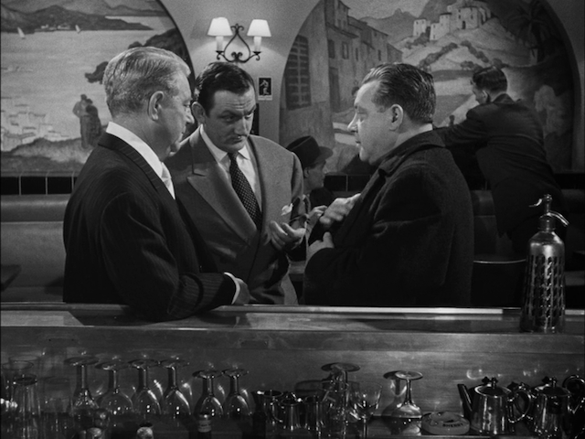 Gilles Grangier - Le rouge est mis AKA Speaking of Murder (1957)-poster