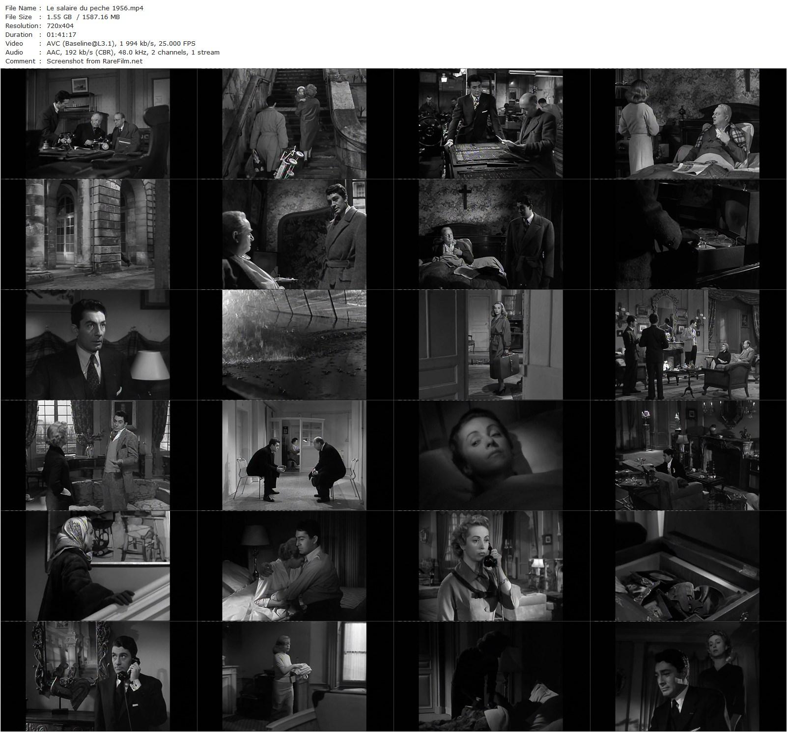 The Wages of Sin / Le salaire du péché (1956) Denys de La Patellière, Danielle Darrieux, Jean-Claude Pascal, Jeanne Moreau-poster