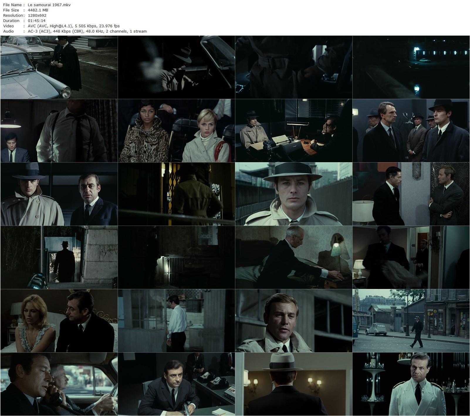 The Samurai (1967) Jean-Pierre Melville, Alain Delon, Nathalie Delon, François Périer-poster