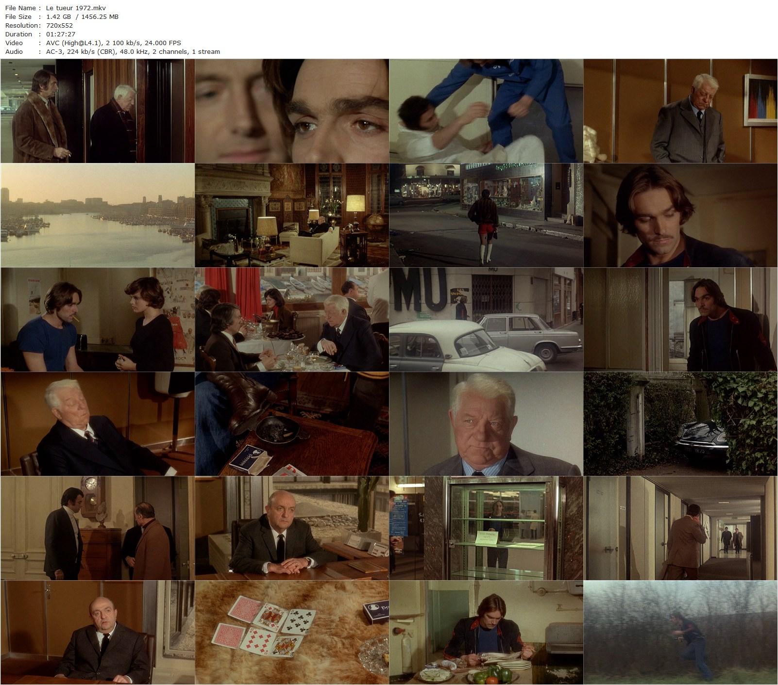 Killer AKA Le tueur (1972) Denys de La Patellière, Jean Gabin, Fabio Testi, Uschi Glas-poster