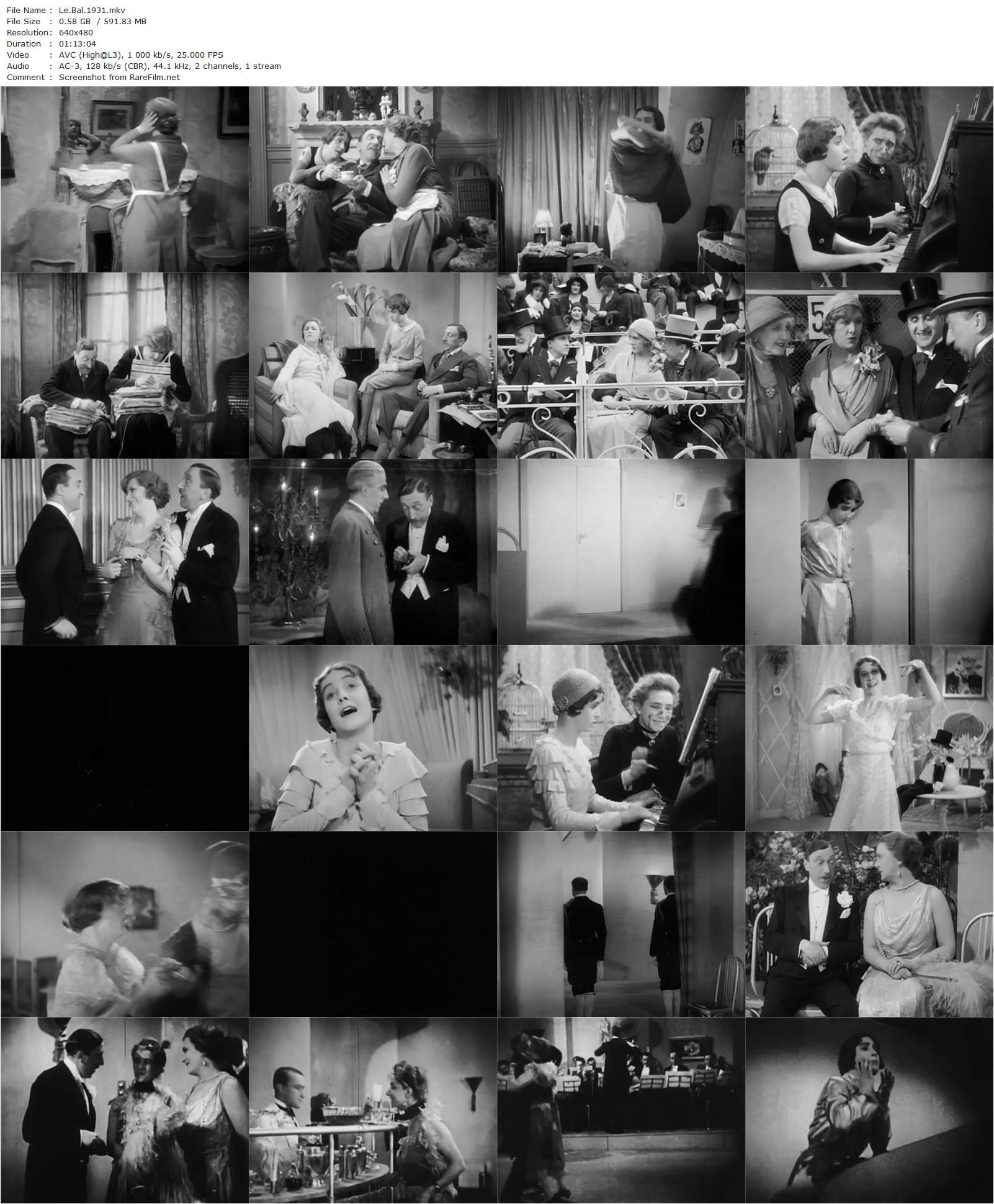 Prom / Le bal (1931) Wilhelm Thiele, Germaine Dermoz, Danielle Darrieux, André Lefaur-poster